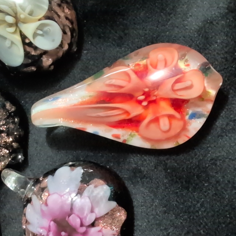 Colorful Glass Pendant Set - Picture 7 of 8